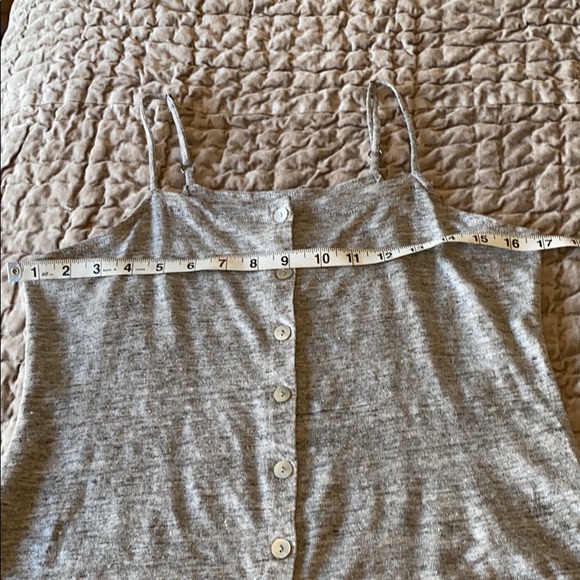 Chaser Gray Vintage Soft Linen Top Small - Picture 3 of 12